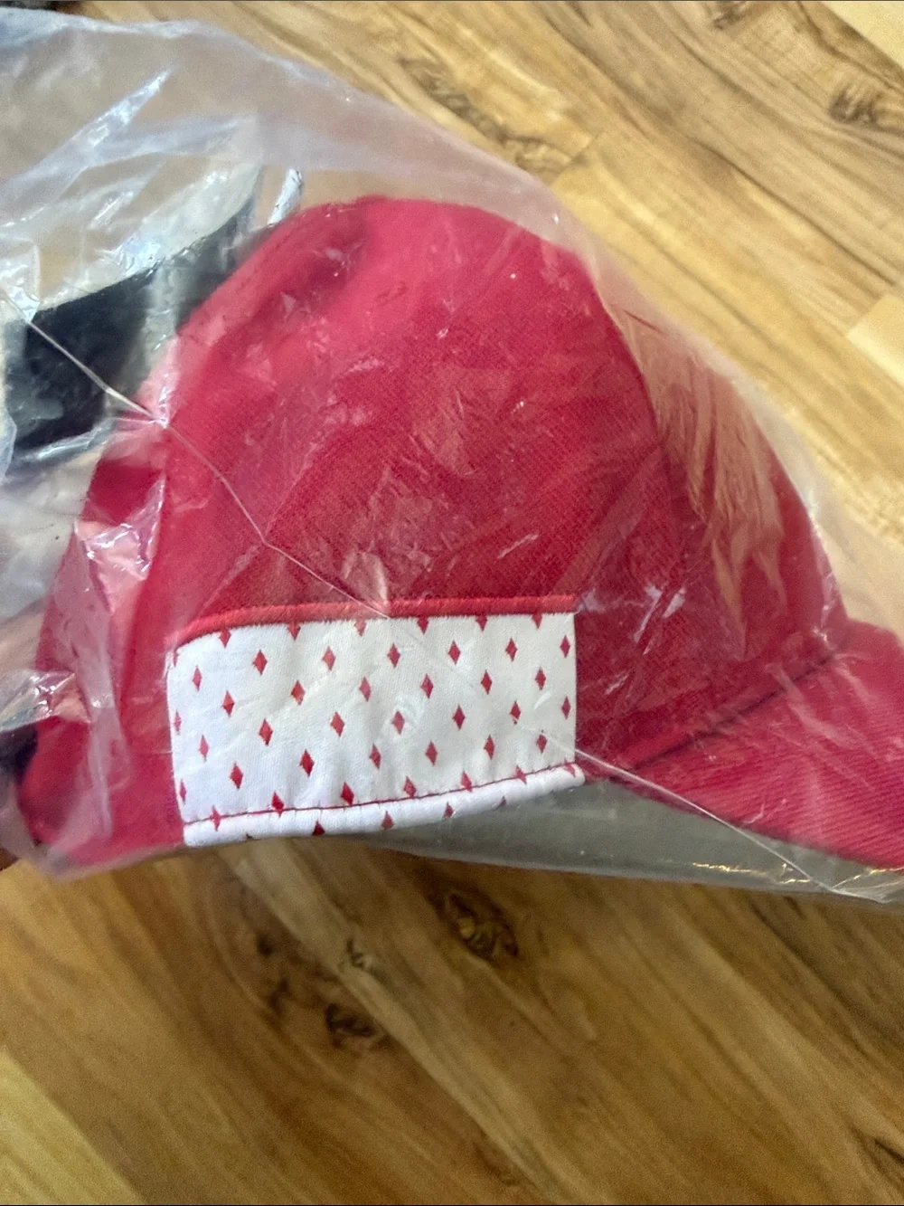 Indiana University IU Red Baseball Cap with White IU Logo
